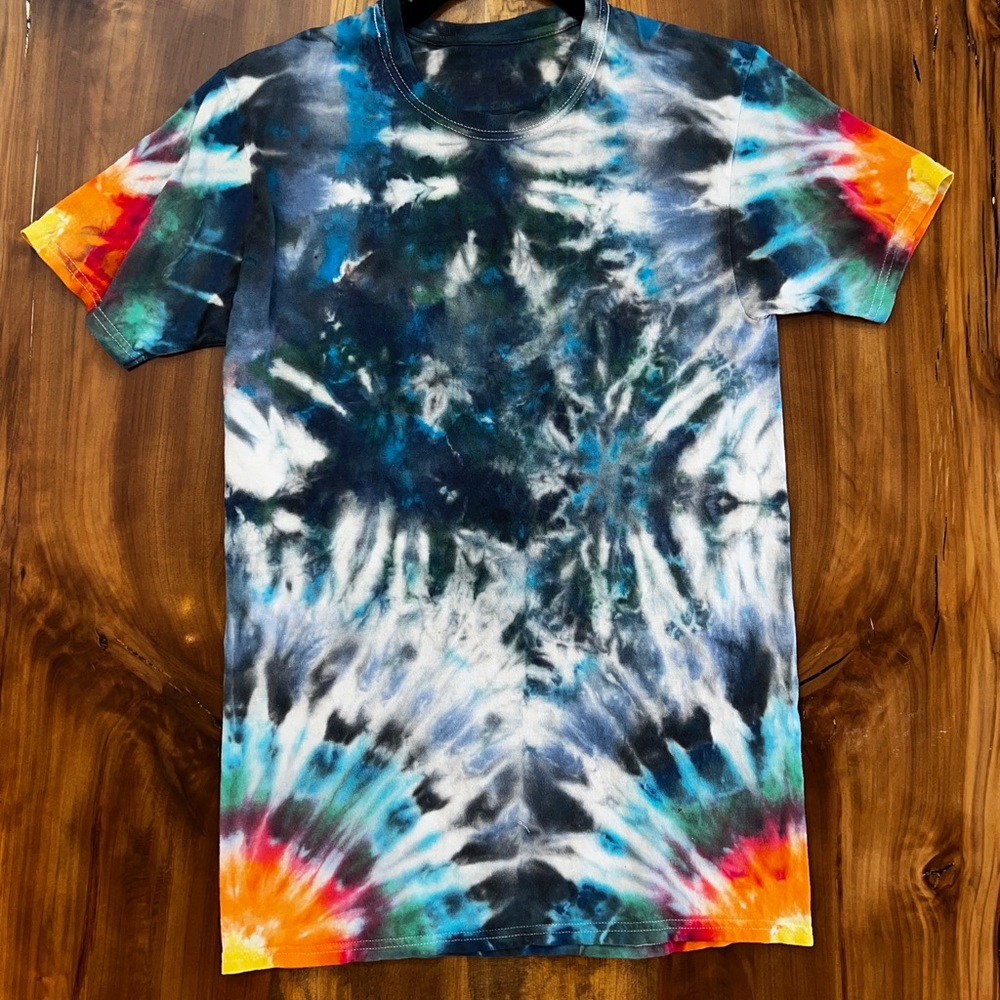 New Hanes ComfortSoft Small base custom tie dye